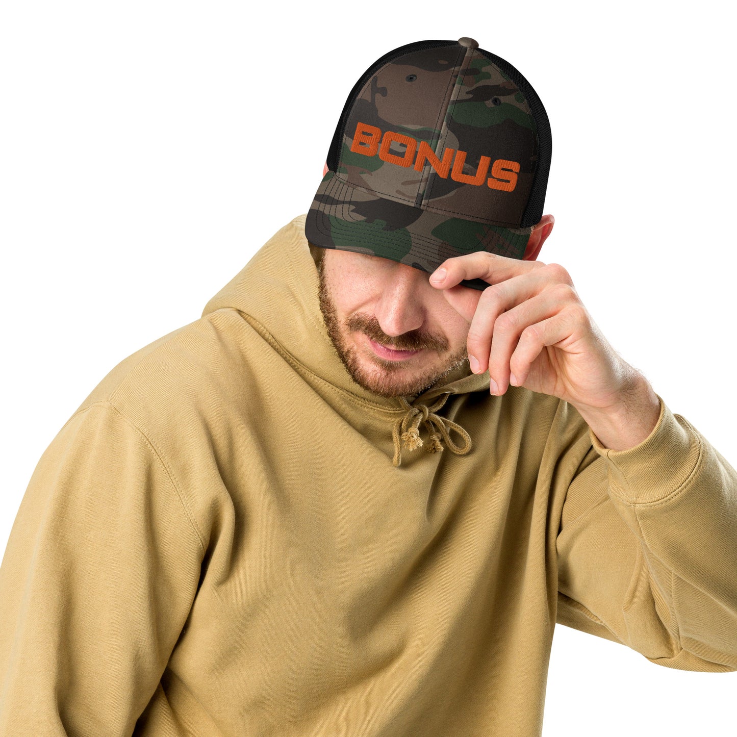 BONUS Camouflage Trucker Hat