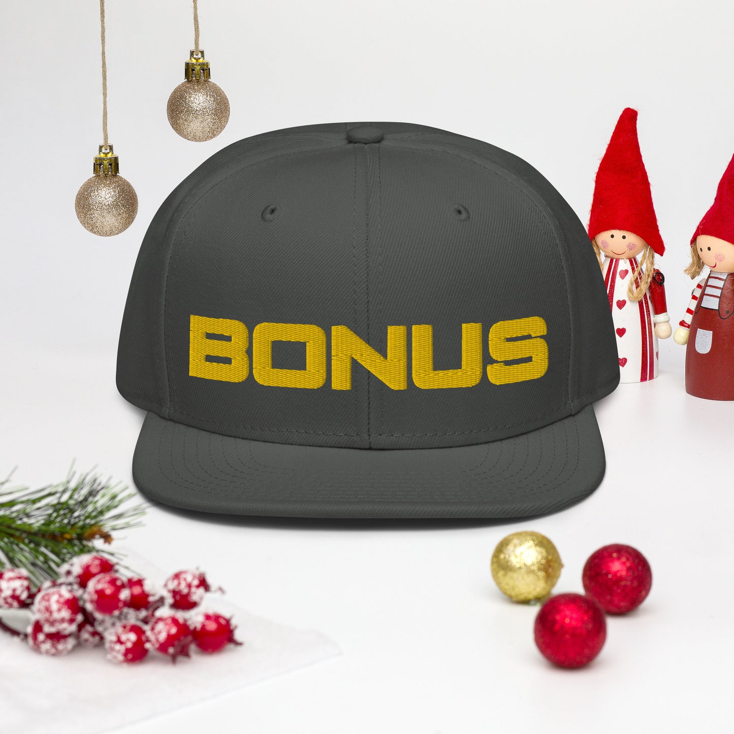 BONUS Snapback Hat - Gold