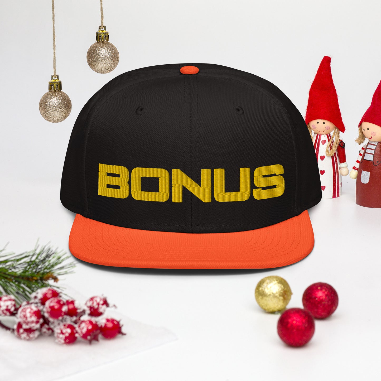 BONUS Snapback Hat - Gold