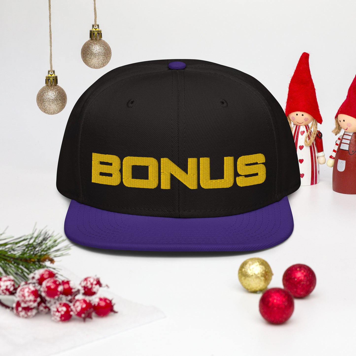 BONUS Snapback Hat - Gold